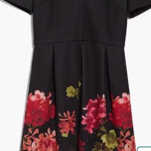 Donna Ricco Floral A-Line Dress